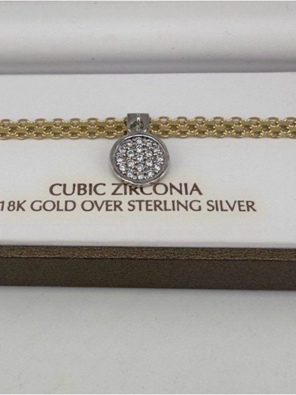 Giani Bernini 18K Gold Over Sterling Silver .925 Bismark Chain Bracelet NIB
